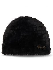 Guess Czapka W4BZ40 WGU30 Czarny. Czarne czapki zimowe Guess, z aplikacjami, z poliesteru. Za 214.99 zł.