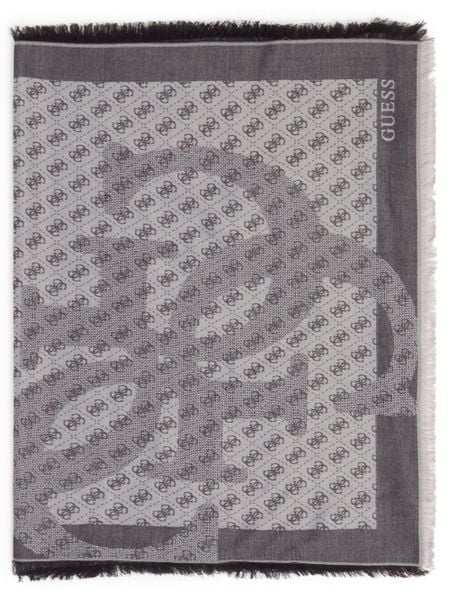 GUESS Damski tkany szalik Kobiety szary wzorzysty, ONE SIZE. Szare szaliki i kominy Guess, z aplikacjami, z tkaniny, eleganckie. Za 229.95 zł.