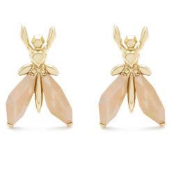 Kolczyki Patrizia Pepe. Brązowe kolczyki Patrizia Pepe. Za 379.99 zł.