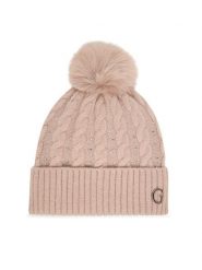 Guess Kapelusz 179113 Różowy. Czerwone kapelusze Guess, na zimę, z aplikacjami. Za 109.99 zł.