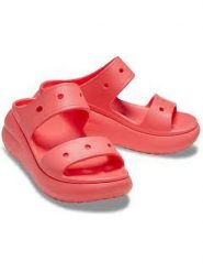 Crocs Klapki "Classic" w kolorze pomarańczowym rozmiar: 42/43. Pomarańczowe klapki Crocs, bez wzorów, klasyczne, z otwartym noskiem, bez obcasa, bez zapięcia. Za 116.32 zł.