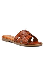 Lasocki Klapki WI16-FOXI-44 Brązowy. Brązowe klapki Lasocki, bez wzorów, ze skóry, bez obcasa, bez zapięcia. Za 169.99 zł.