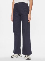 Tommy Jeans Jeansy Claire DW0DW16163 Granatowy Wide Leg. Niebieskie jeansy Tommy Jeans, bez wzorów, z bawełny. Za 519.99 zł.