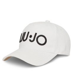 Czapka z daszkiem Liu Jo. Białe czapki z daszkiem Liu Jo, bez wzorów. Za 129.99 zł.