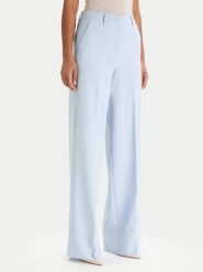 Marella Spodnie materiałowe Giunchi 2613131101 Błękitny Straight Fit. Niebieskie spodnie materiałowe Marella, bez wzorów, z materiału. Za 719.99 zł.