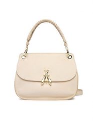 Patrizia Pepe Torebka 8B0312/L162-W405 Écru. Torebki klasyczne Patrizia Pepe, bez wzorów, ze skóry, bez dodatków. Za 1,719.00 zł.