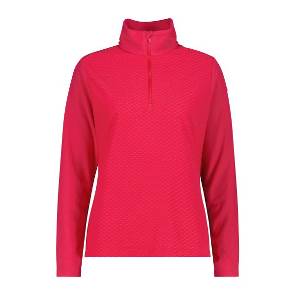 Damski polar CMP. Czerwone bluzy z polaru CMP, na zimę, bez wzorów, z polaru, narciarskie. Za 282.50 zł.