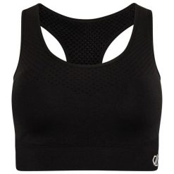 Damski Biustonosz Sportowy Dont Sweat It II. Czarne biustonosze sportowe Dare 2b, bez wzorów. Za 82.99 zł.