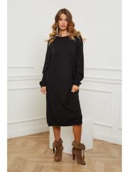 So Cachemire Sukienka dzianinowa "Fastidius" w kolorze czarnym rozmiar: S. Czarne sukienki So Cachemire, s, bez wzorów, z dzianiny, bez kołnierzyka, bez ramiączek, maxi. Za 195.99 zł.