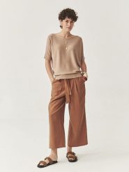 TATUUM Sweter w kolorze beżowym rozmiar: XL. Brązowe swetry Tatuum, xl, bez wzorów, bez ramiączek. Za 139.20 zł.