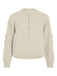 Vila Kardigan "Vimerit" w kolorze beżowym rozmiar: M. Brązowe swetry Vila, m, bez wzorów, bez ramiączek. Za 109.26 zł.