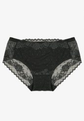 Ciemnozielone Bawełniane Majtki Figi Ozdobione Koronką Kelirra. Zielone figi Born2be, bez wzorów, z bawełny. Za 14.99 zł.