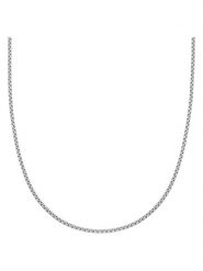 Yokoamii Posrebrzany naszyjnik - dł. 42 cm rozmiar: onesize. Szare naszyjniki Yokoamii, z materiału, posrebrzane. Za 39.99 zł.