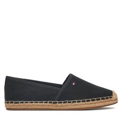 Espadryle Tommy Hilfiger. Czarne espadryle Tommy Hilfiger, bez wzorów, bez obcasa. Za 189.99 zł.