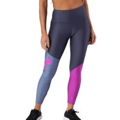 Legginsy Sportowe Damskie S. Fioletowe legginsy Under Armour, bez wzorów, z materiału, sportowe. Za 222.90 zł.