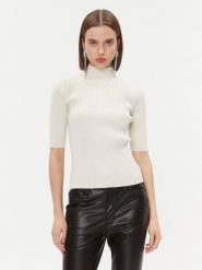 DKNY Sweter P3MSZBA9 Écru Regular Fit. Swetry DKNY, xl, bez wzorów, z syntetyku, bez ramiączek. Za 519.99 zł.