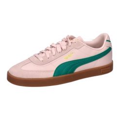 Buty sportowe damskie Puma Club Ii Era. Czerwone buty treningowe Puma, bez wzorów, z zamszu, bez zapięcia, trekkingowe. Za 189.00 zł.