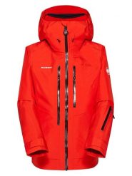 Mammut Kurtka narciarska "Mtn Pro 2.0 3L" w kolorze czerwonym rozmiar: XS. Czerwone kurtki narciarskie Mammut, l, bez wzorów, bez kaptura, narciarskie. Za 3,414.95 zł.
