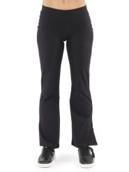 Leone 1947 Never Without Damskie rozciągliwe bawełniane legginsy z rozcięciami. Czarne legginsy LEONE 1947 APPAREL, z aplikacjami, z bawełny. Za 235.76 zł.