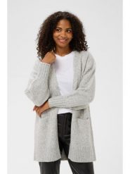 Kaffe Kardigan w kolorze szarym rozmiar: XL. Szare swetry Kaffe, xl, bez wzorów, z wełny, bez ramiączek. Za 155.15 zł.