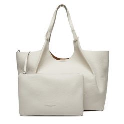 Torebka Gianni Chiarini. Szare torebki klasyczne Gianni Chiarini, bez wzorów, klasyczne, bez dodatków. Za 869.99 zł.