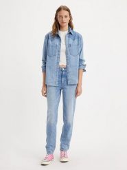 Levi's Dżinsy "80s" - Mom fit - w kolorze błękitnym rozmiar: W32/L30. Niebieskie jeansy Levi's, l, z aplikacjami, klasyczne, z podwyższonym stanem. Za 236.61 zł.
