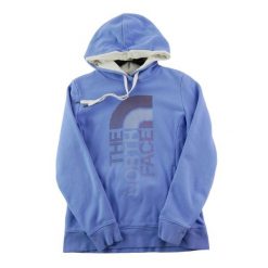 Second life - Bluza z kapturem damska The North Face fioletowa - Jak nowy. Fioletowe bluzy z kapturem The North Face, m, bez wzorów, z materiału, z kapturem, na fitness i siłownię. Za 127.76 zł.