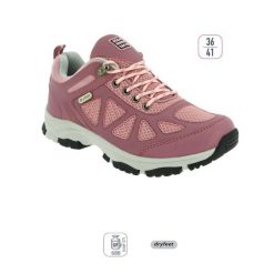 Damskie buty trekkingowe z niską cholewką Élémenterre Sanbona. Czerwone buty trekkingowe Elementerre, z gumy, przed kostkę, bez zapięcia. Za 240.00 zł.