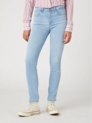 Wrangler Jeansy W26LCY37L 112332358 Błękitny Slim Fit. Niebieskie jeansy Wrangler, l, bez wzorów, z bawełny. Za 229.99 zł.