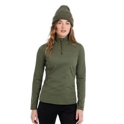 Spodnie narciarskie dla kobiet Protest Lullaby Softshell. Zielone spodnie narciarskie Protest, bez wzorów, z dżerseju, narciarskie. Za 568.00 zł.