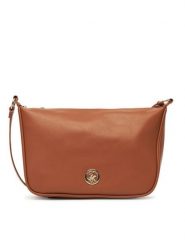 Beverly Hills Polo Club Torebka C-BHPC-L-001-08 Brązowy. Brązowe listonoszki Beverly Hills Polo Club, bez wzorów, z materiału, bez dodatków. Za 159.99 zł.