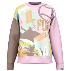 Bluza z okrągłym dekoltem Head Motion Print. Czerwone bluzy Head, bez wzorów, bez kaptura, tenisowe. Za 662.50 zł.