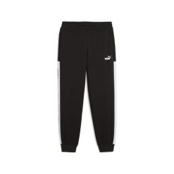 Damskie spodnie dresowe Around The Block PUMA Black. Czarne spodnie dresowe Puma, bez wzorów, z dresówki. W wyprzedaży za 144.00 zł.