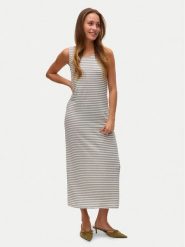 Vero Moda Sukienka codzienna Gina 10327658 Beżowy Regular Fit. Brązowe sukienki Vero Moda, na co dzień, m, bez wzorów, z syntetyku, bez kołnierzyka, bez ramiączek, proste. Za 109.99 zł.