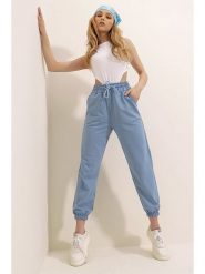 Trend Alacati Spodnie dresowe w kolorze błękitnym rozmiar: XL. Niebieskie spodnie dresowe Trend Alacati, bez wzorów, z bawełny. Za 43.78 zł.