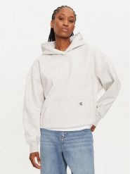 Calvin Klein Bluza J20J224911 Szary Regular Fit. Szare bluzy Calvin Klein, l, bez wzorów, z bawełny, bez kaptura. Za 459.99 zł.