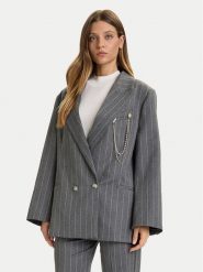 ViCOLO Marynarka TF0110 Szary Regular Fit. Szare marynarki i żakiety ViCOLO, s, bez wzorów, z wiskozy, bez ramiączek. Za 819.99 zł.
