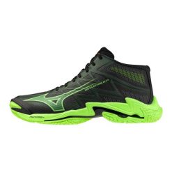Buty do siatkówki Mizuno Wave Lightning Elite Mid Czarny/Zielony. Czarne buty do biegania Mizuno, bez wzorów, z gumy, bez zapięcia, do biegania, mizuno wave. Za 694.40 zł.
