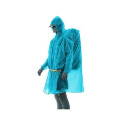 Peleryna przeciwdeszczowa Multi-Use. Niebieskie kurtki przeciwdeszczowe 3F UL GEAR, bez wzorów, bez kaptura, trekkingowe. Za 139.99 zł.