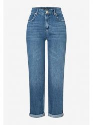 More & More Dżinsy - Regular fit - w kolorze niebieskim rozmiar: 36. Niebieskie jeansy More & More, z aplikacjami, z bawełny, klasyczne, z podwyższonym stanem. Za 122.67 zł.