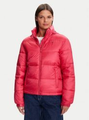 Tommy Jeans Kurtka zimowa DW0DW21619 Czerwony Relaxed Fit. Czerwone kurtki Tommy Jeans, na zimę, xxs, bez wzorów, z jeansu, bez kaptura. Za 699.99 zł.