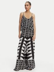 Iconique Kombinezon Lila IC26-116 Czarny Regular Fit. Czarne kombinezony Iconique, l, bez wzorów, z syntetyku, bez kołnierzyka, bez ramiączek. Za 419.99 zł.