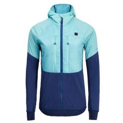 Bluza damska z kapturem Silvini Asprino. Niebieskie bluzy Silvini, s, bez wzorów, z elastanu, eleganckie, bez ramiączek, z kapturem. Za 559.99 zł.