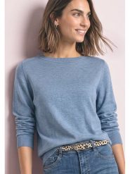 Street One Sweter w kolorze błękitnym rozmiar: 38. Niebieskie swetry Street One, bez wzorów, street, bez ramiączek. Za 114.95 zł.