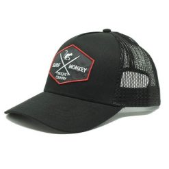 Czapka Trucker - 5 Paneli / Jeden rozmiar (Czarny/Czarny). Czarne czapki z daszkiem SURF MONKEY, bez wzorów, z bawełny. Za 159.95 zł.