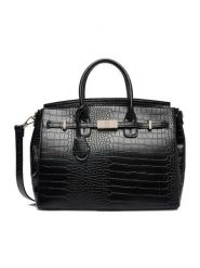 Nine West Torebka CEO-Melia-LDA8377 Czarny. Czarne torebki klasyczne Nine West, bez wzorów, z materiału, bez dodatków. Za 279.99 zł.