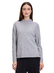 Betty Barclay Sweter w kolorze szarym rozmiar: 38. Szare swetry Betty Barclay, bez wzorów, ze splotem, bez ramiączek. Za 131.12 zł.