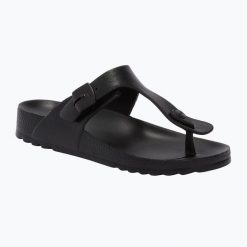 Japonki damskie Scholl Bahia Eva. Czarne japonki Scholl, bez wzorów, z materiału. Za 169.99 zł.