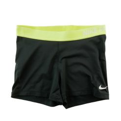 Second life - Spodenki damskie do fitness i biegania Nike Dri-FIT - Jak nowy. Czarne szorty sportowe Nike, bez wzorów, z materiału, do biegania, dri-fit (nike). Za 55.34 zł.