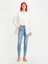 Levi's® Jeansy 720™ 527970357 Niebieski Super Skinny Fit. Niebieskie jeansy s, bez wzorów, z bawełny. Za 309.99 zł.